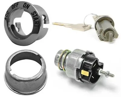 NEW 1964-1966 Mustang Ignition Switch Bezel Key Spacer Lock Kit Complete  • $43.95