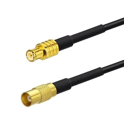 MCX Male To MCX Female Straight Connectors  5m Cable RG174  • £10.95