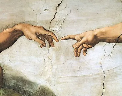 The Creation Of Adam - Michelangelo Art Painting Print • $10.99