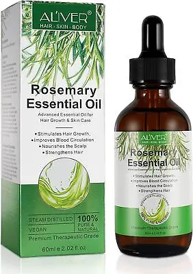 £7.90 • Buy Rosemary Essential Oil Stimulates Hair Growth Skin Care Nourishes Treatment