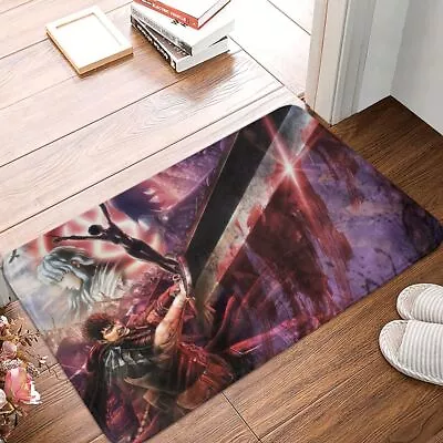 Berserk Guts Griffith Behelit Bathroom Carpet Death Flannel Mat Welcome Doormat • $8.79