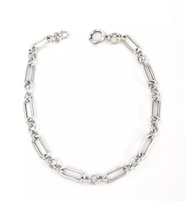 WHOLESALE Sterling Silver Link Bracelet 7  NO RESERVE • $4.99