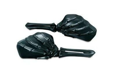 $165.55 • Buy Kuryakyn Black Skeleton Hand Mirrors