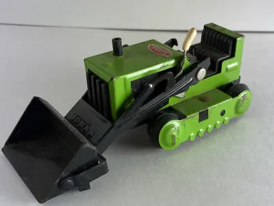 Vintage Tonka Farm Tractor Front Loader Green Black Small Metal Toy Diecast 70s • $14.39