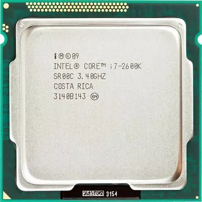 Intel Core I7-2600K 3.4GHz Quad-Core L3 8M Processor LGA1155 H2 CPU /GPU 95W • £44.20