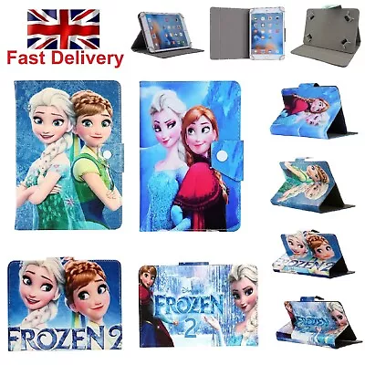 Universal  Case For 7  8  9.7  10.1  Inch Tablet Princess Frozen Girls Tab Cover • £15.99