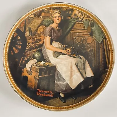 Norman Rockwell 8.5  Collectible Plate - 1981  Dreaming In The Attic  • $22