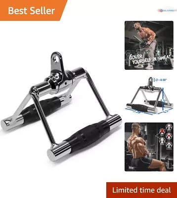 Heavy-Duty Multi-functional Double D Row Cable Attachment - Home Gym Accessories • $27.53