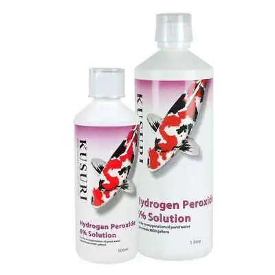 £5.58 • Buy Kusuri Hydrogen Peroxide 6% Solution Koi Pond Fish Treatment