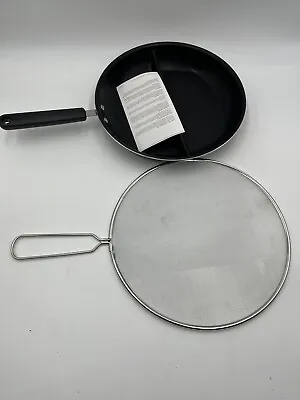 $39.99 • Buy Cook's Essentials 2-Piece Porcelain Nonstick Set 12in Pan With Strainer NEW