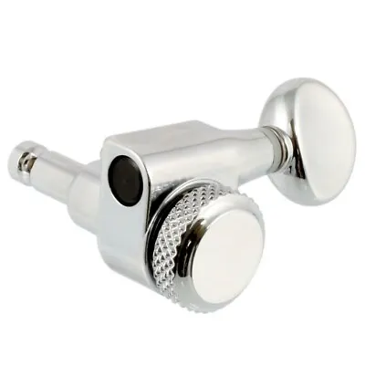 NEW 6 In Line LOCKING 2 PIN TUNERS For Electric Guitar 18:1 W/ Hardware - CHROME • $54.99