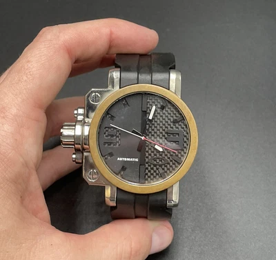 $2500 • Buy Oakley Gearbox Automatic Titanium Polished W/ Rubber Band New