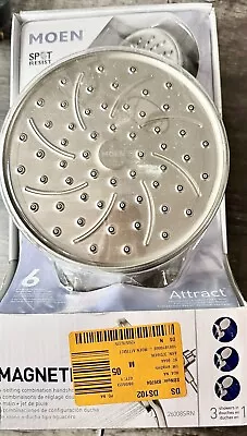 MOEN Attract 6-spray. Dual Shower Head And Adjustable Handheld In Br. Nickel • $64.99