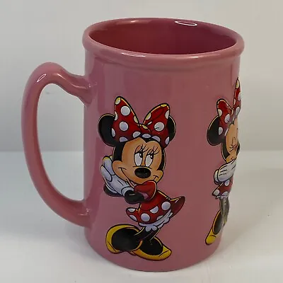 Disney 3D Minnie Mouse Coffee Mug Retired Pink 16 Ounce Cup 4 Different Poses • $14.99