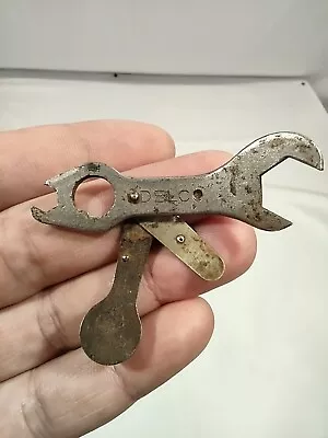 Vintage AC Delco Magneto Ignition Points Folding Tool / Wrench Rare • $8