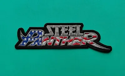 Rock Music Sew / Iron On Embroidered Patch:- Steel Panther (a) • £4.40