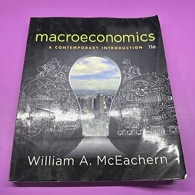 Macroeconomics: A Contemporary Introduction By McEachern William A. (Paperback) • $5