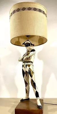 Harlequin Statue Lamp By Marbro With Original Shade • $1500