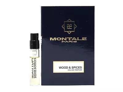 MONTALE PARIS WOOD & SPICES EDP 2.0ml .06fl Oz X 1 COLOGNE SPRAY SAMPLE • $8