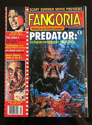 Fangoria Magazine 65 1987 Predator The Lost Boys Evil Dead 2 Vintage Unread Mint • $125