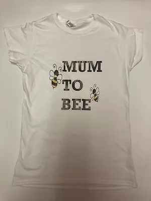 Mum To Be Bumble Bee T-Shirt Woman Pregnancy Baby New Mum • £12.50