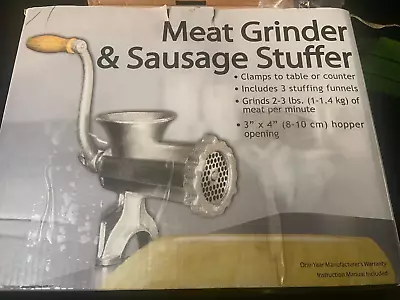 Weston Manual Meat Grinder And Sausage Stuffer 36-1001-B • $24.99
