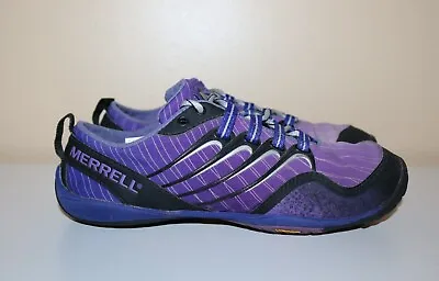 Merrell Womens Barefoot Lithe Glove Trail Running Shoes Purple J89510 Size 6.5 • $32.99