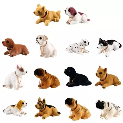 Shaking Head Dog Toy Car Furnishing Articles Ornaments Dashboard Doll Decoration • £10.85