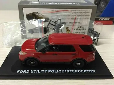 First Response Replicas Ford Utility Police Interceptor Red 1:43 Scale Suv Car • $45