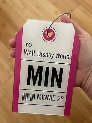 Luggage Tag Minnie Mouse 28 Disney Parks Walt Disney World MIN • $14.25