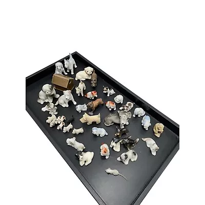 Vintage Collection Of Mostly Dogs Figurines Assortment Instant Collection As Is • $49