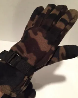 Super Warm Men’s Gloves Fleece Faux Fur Lining Fishing Hunting Camouflage Camo • $19