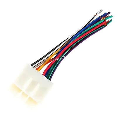 For Mitsubishi Car Stereo Player Wiring Harness Wire Aftermarket Radio Install • $8.99