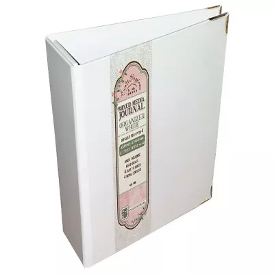 Mixed Media Journal Organizer A6 W/Metal Corners-White • $15.74