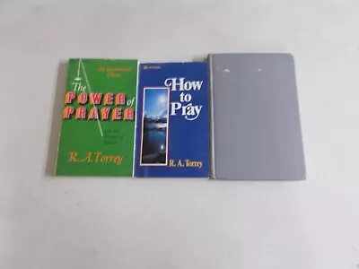 3 R A Torrey # Mixed Lot How To Pray Power Of Prayer Bring Men To Christ • $9.99