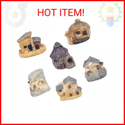 Dong Huang 6pcs Miniature Fairy Garden House Accessories Mini Fairy Stone • $12.50