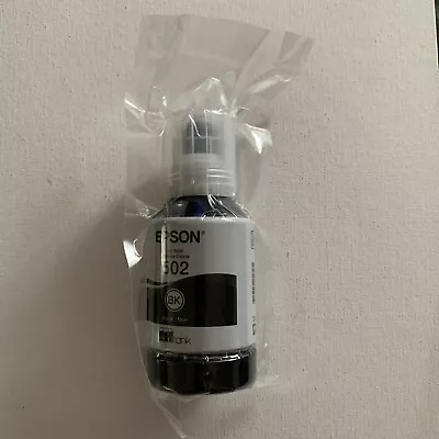 Epson 502 EcoTank Ink Black Ultra High Capacity Bottle 127 Ml  Genuine (Sealed) • $9.99