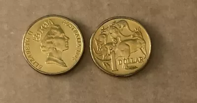 1998 Australian One Dollar - MOB OF ROOS - UNC Ex Mint Bag • $10