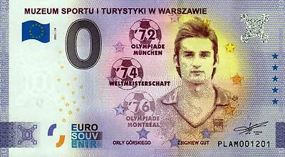 £6.77 • Buy Zero Euro Bill - 0 Euro - Poland - Muzeum Sportu I Turystyki W Warszawie 2021-10