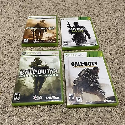 Call Of Duty Game Bundle Xbox 360 World At War Modern Warfare 2 & 3 Advanced • $29.95