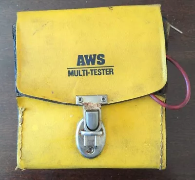 AWS Multi Tester Sperry Model SP-142 With Probes And Yellow Case Tested • $10