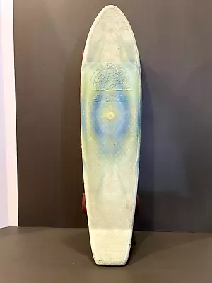 Vintage Psychedelic Blue And Yellow Caliente 500 1970s Skateboard • $60