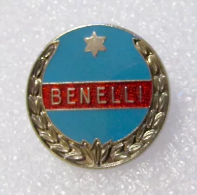 £9.50 • Buy BENELLI ITALIAN MOTORCYCLE - Vintage Enamel Lapel Badges - Biker / Bikes / Racer
