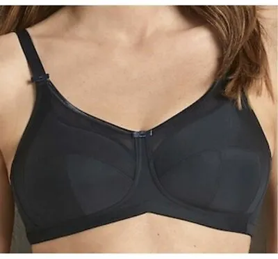 Anita BLACK Martha Soft Cup Post Mastectomy Bra US 36D UK 36D • $26.40