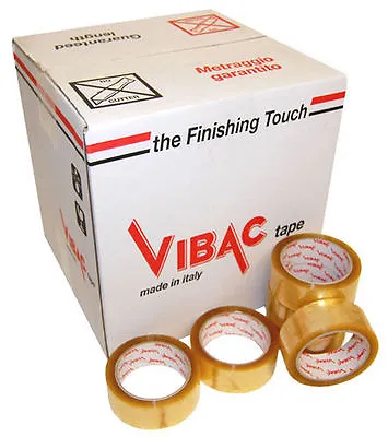 £25.99 • Buy Vibac 830 Clear Solvent Packing Packaging Tape, 48mm X 66m, Choose Quantity