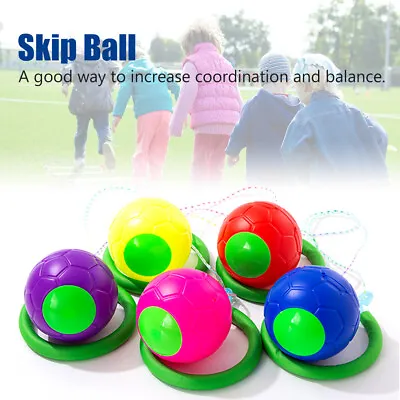 $8.79 • Buy Skip Ball Interactive Games Fun Toy Bouncing For Kids One Foot Outdoor Sports