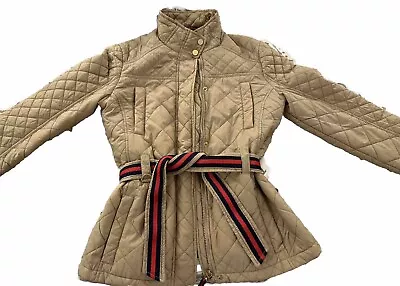 Tommy Hilfger Women Classic Tan Quilted Jacket • $18