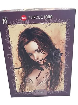 Heye Puzzle 1000 Dark Rose Favole By Victoria Frances Complete RARE • $39.99