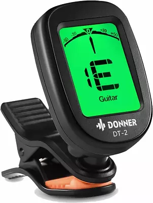 Guitar Tuner Clip On-Accurate ChromaticAcoustic Guitar Bass Violin Ukulele Tune • $16.88
