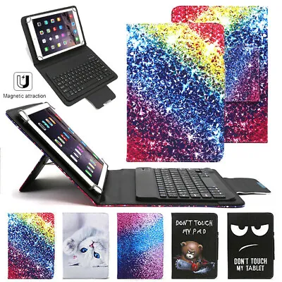 For Amazon Kindle Fire HD 7  8  10  Tablet Keyboard Pattern Leather Case Cover • $29.99